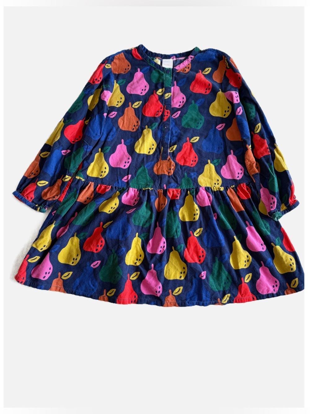 Hanna Andersson Corduroy Pear‎ Printed Dress